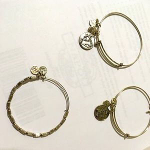 3 Alex & Ani Bracelets